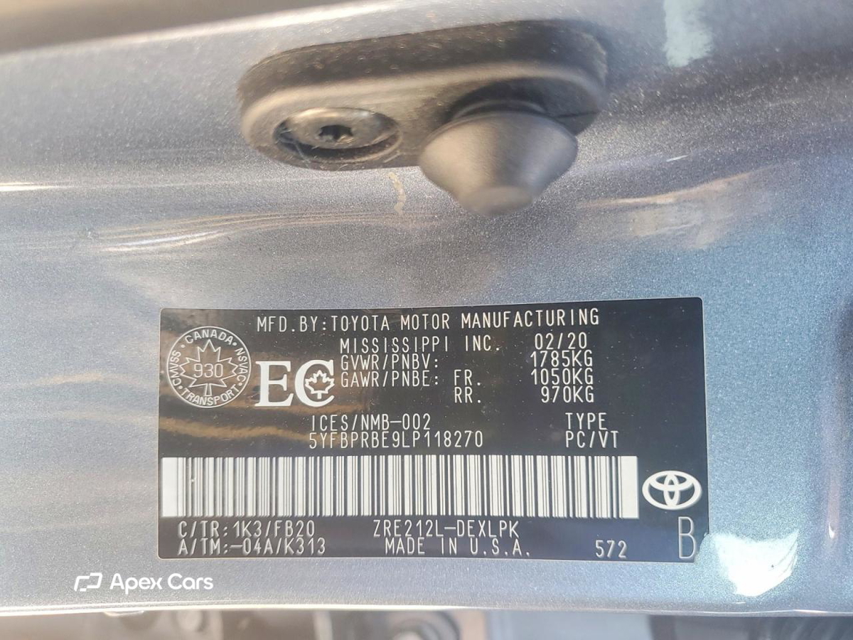 Toyota Corolla 2020