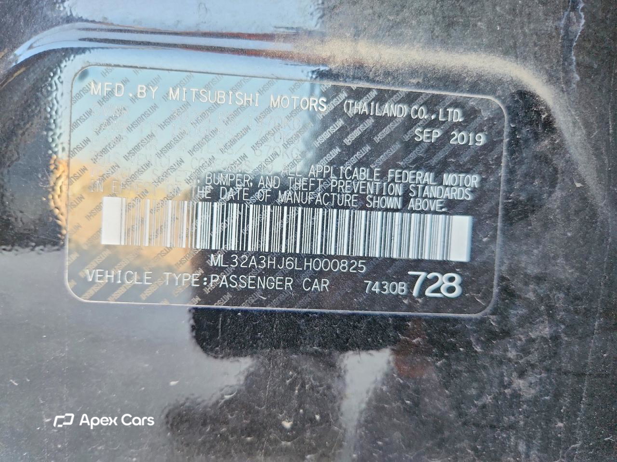 Mitsubishi Mirage 2020