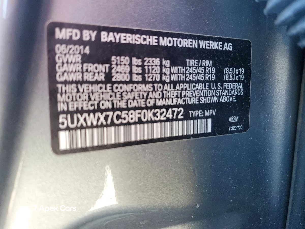 BMW X3 2015