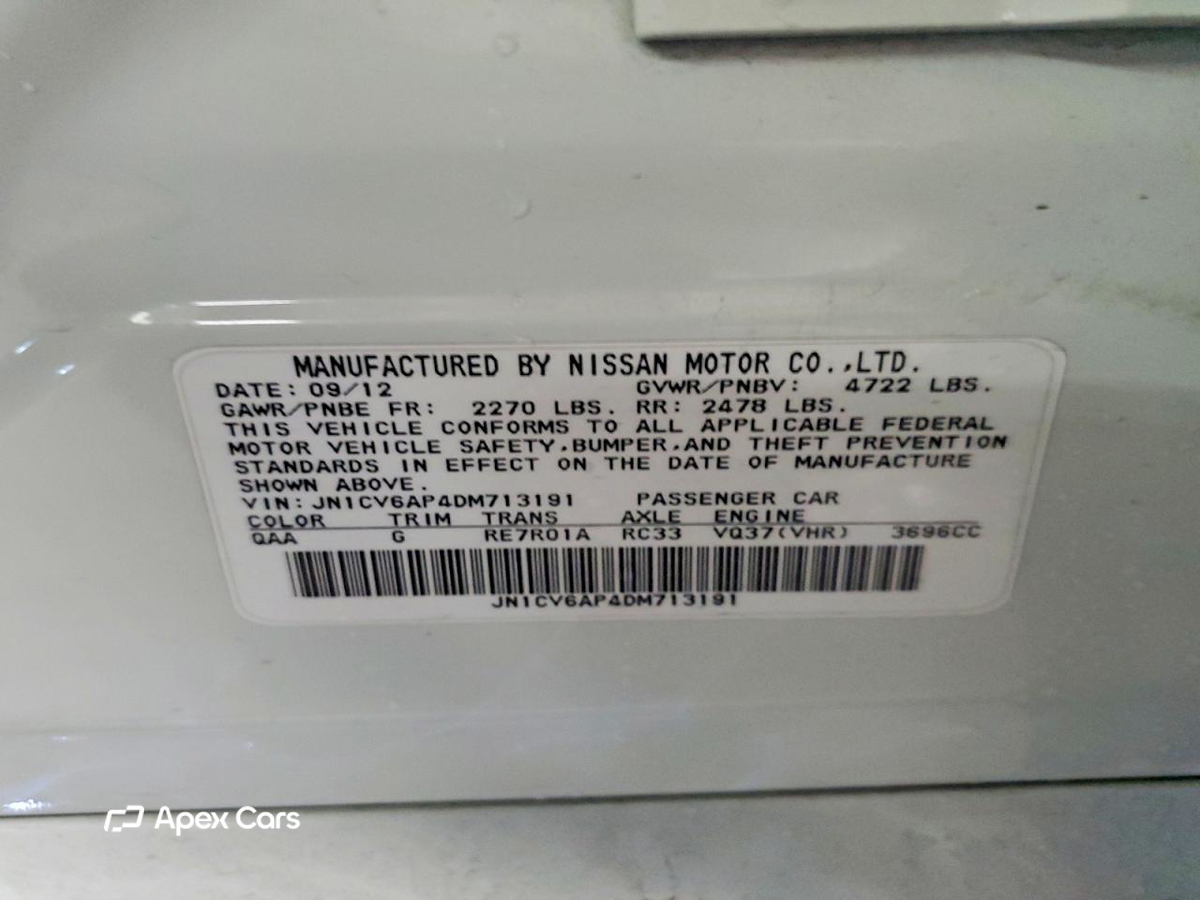 Infiniti G 2013