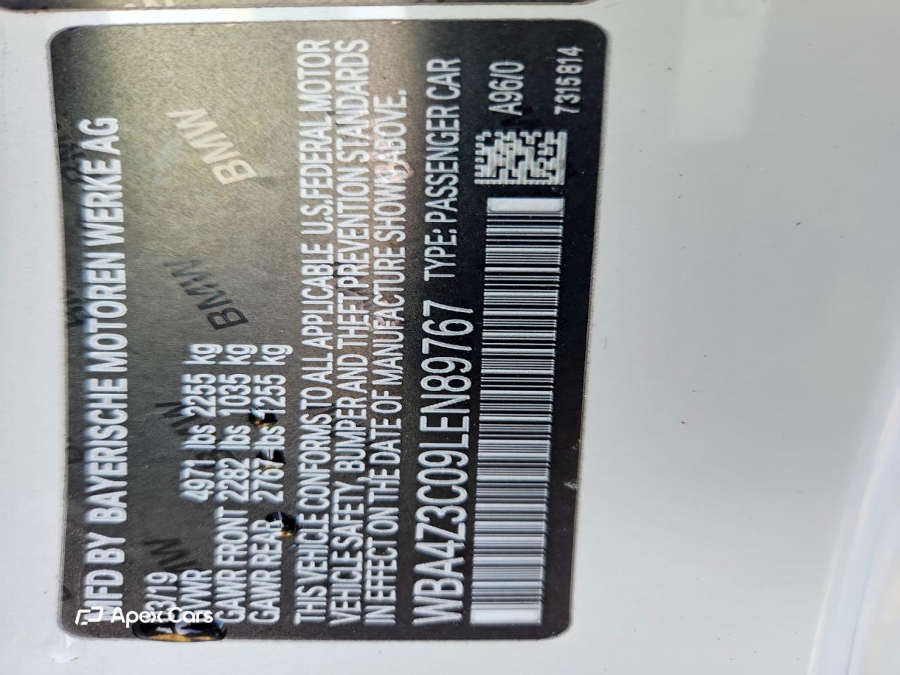 BMW Series 4 2020