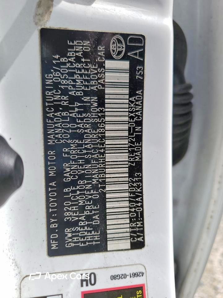 Toyota Corolla 2014