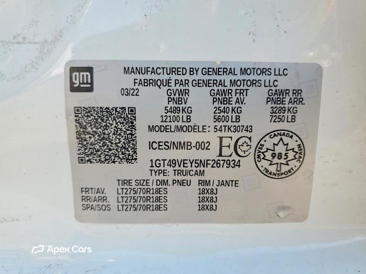 GMC Sierra 2022