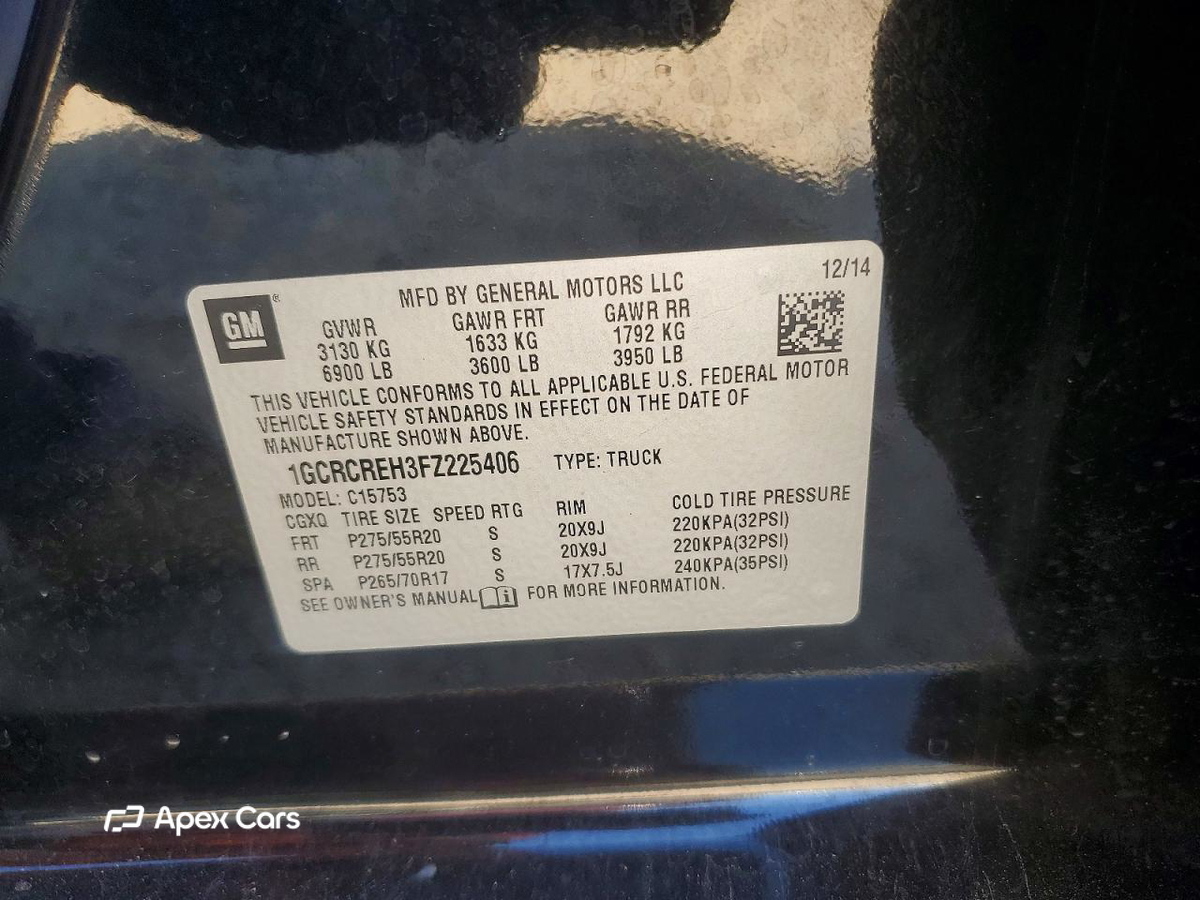 Chevrolet Silverado 2015