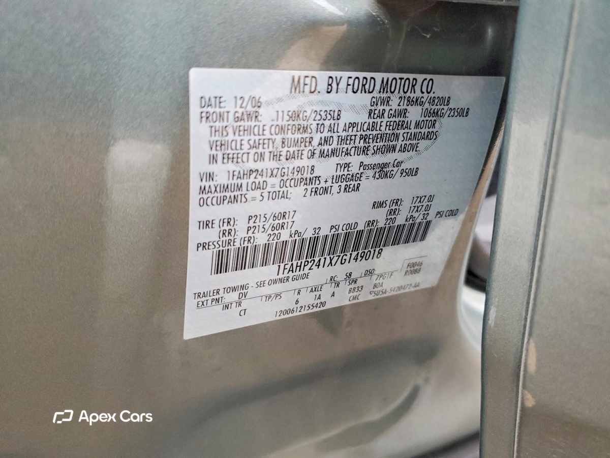Ford Five Hundred 2007