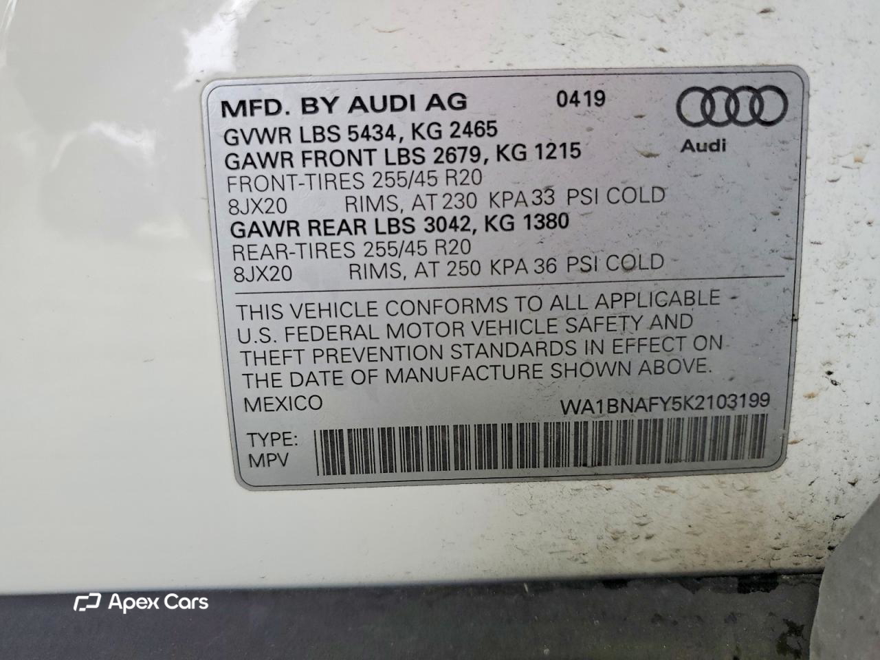 Audi Q5 2019
