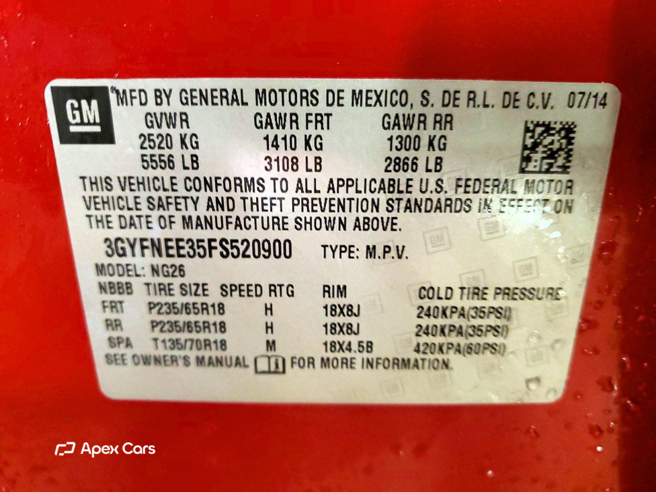 Cadillac SRX 2015