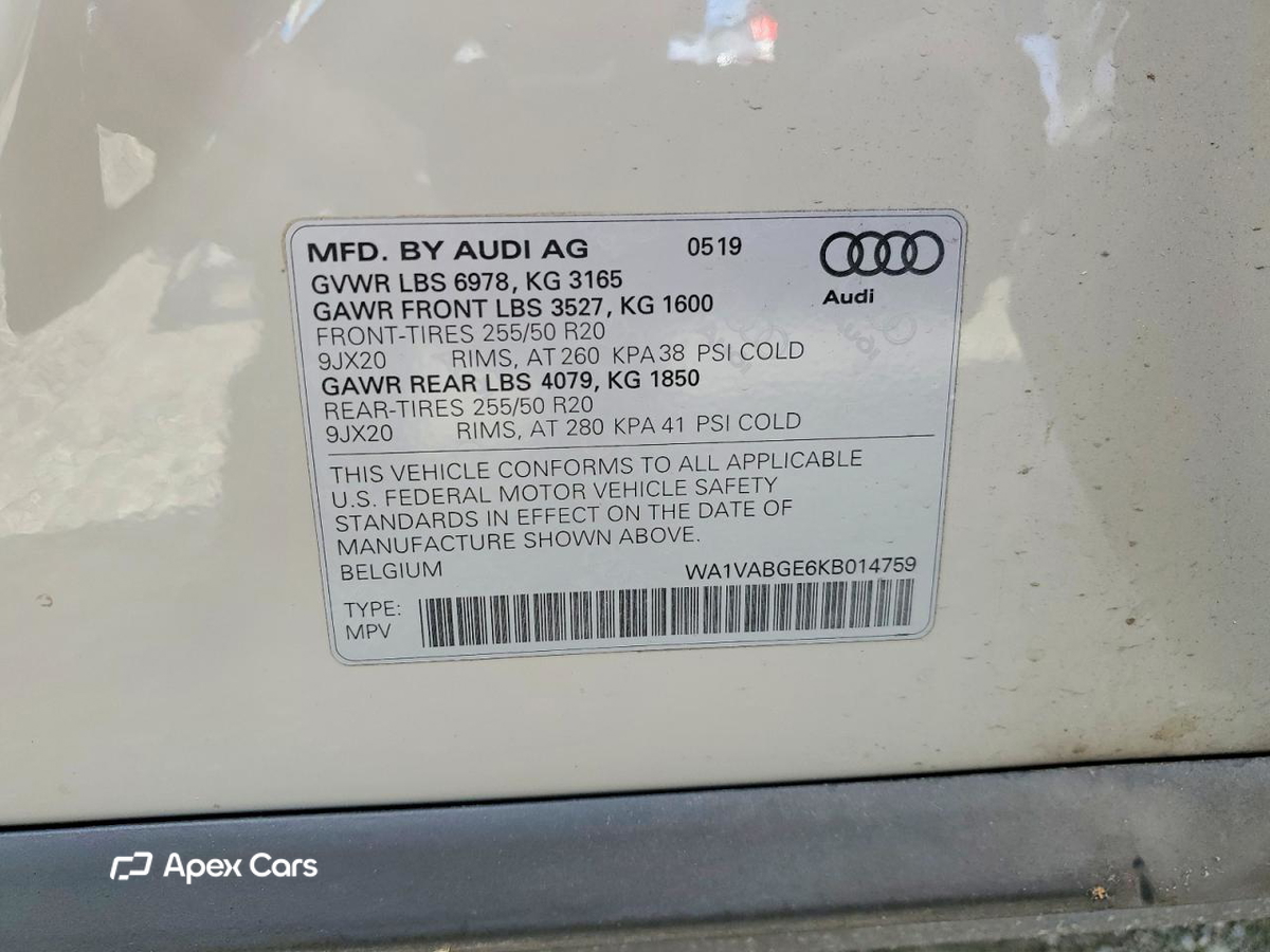 Audi e-tron 2019