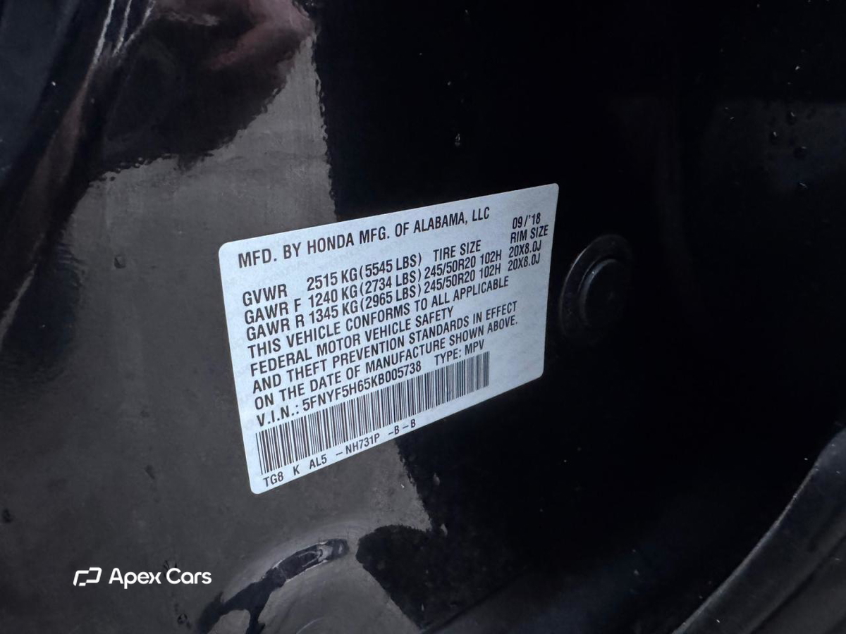 Honda Pilot 2019