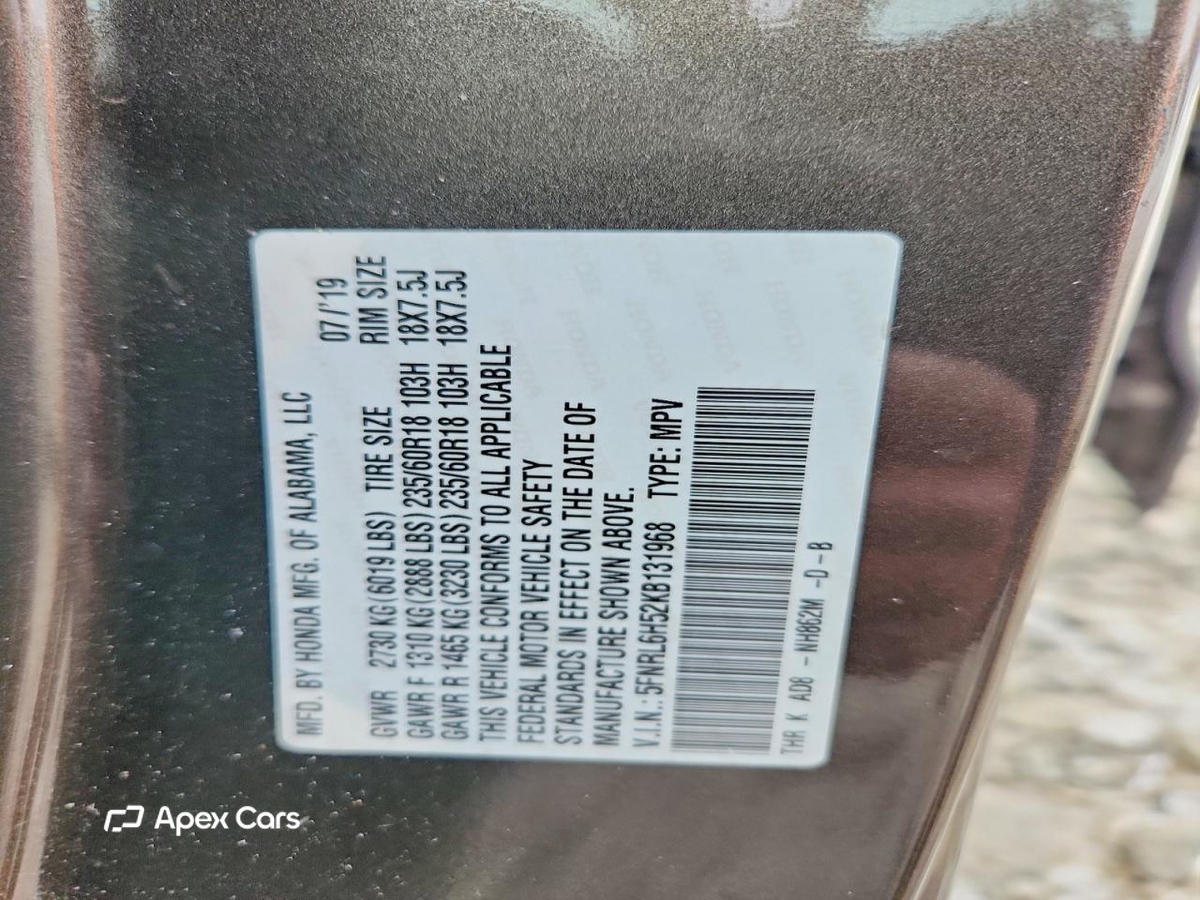 Honda Odyssey 2019