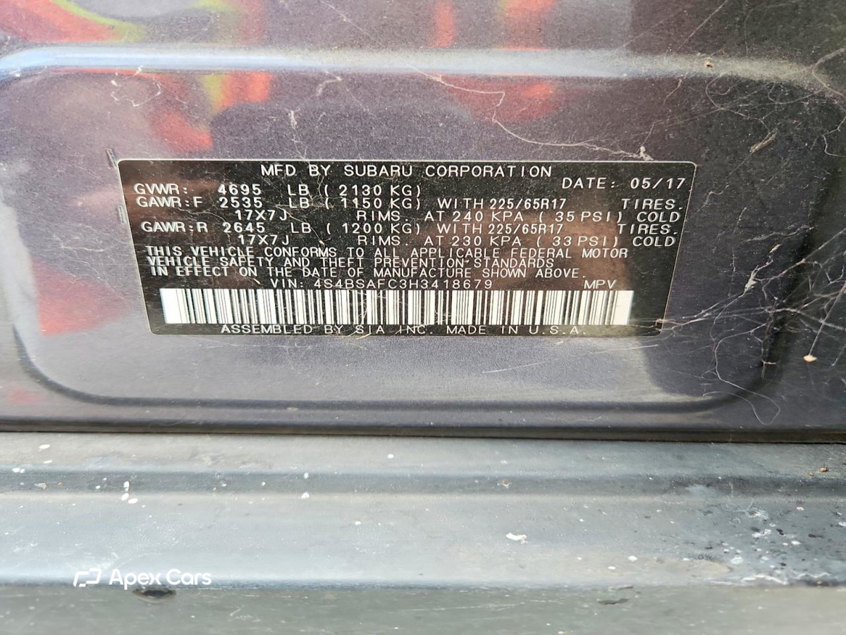 Subaru Outback 2017