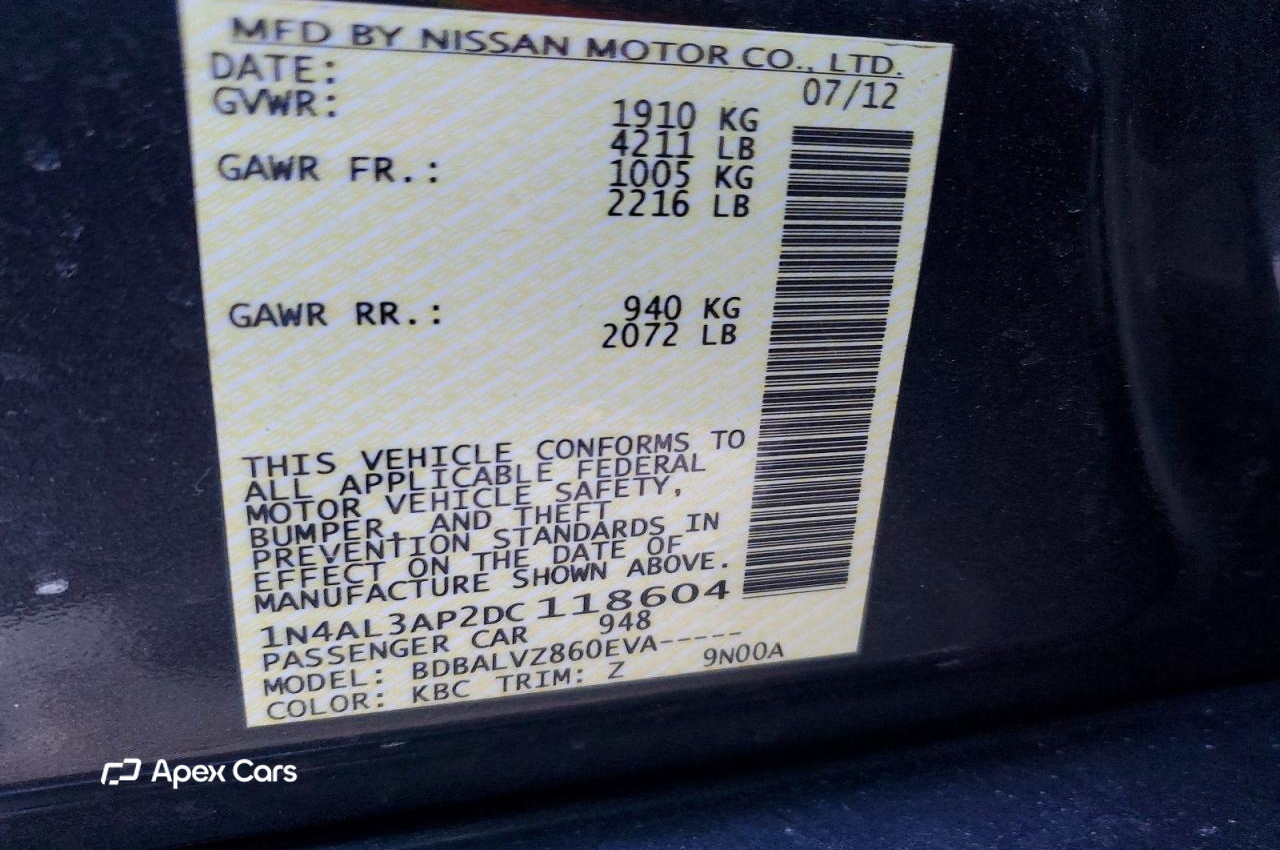 Nissan Altima 2013