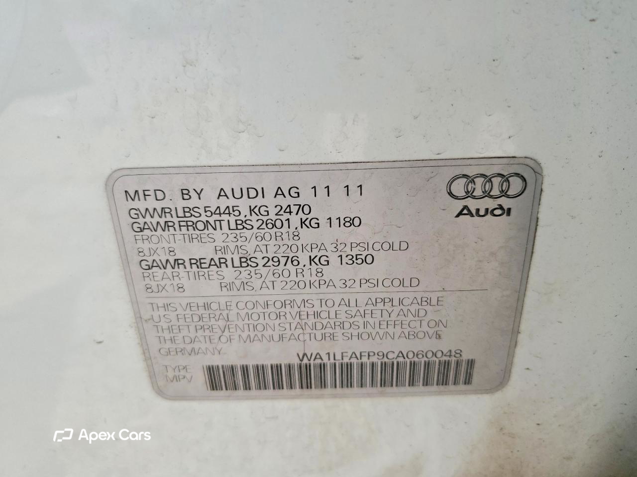 Audi Q5 2012
