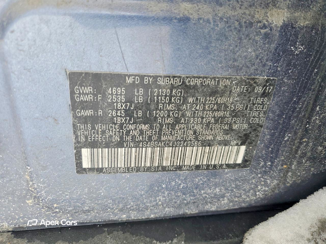 Subaru Outback 2018
