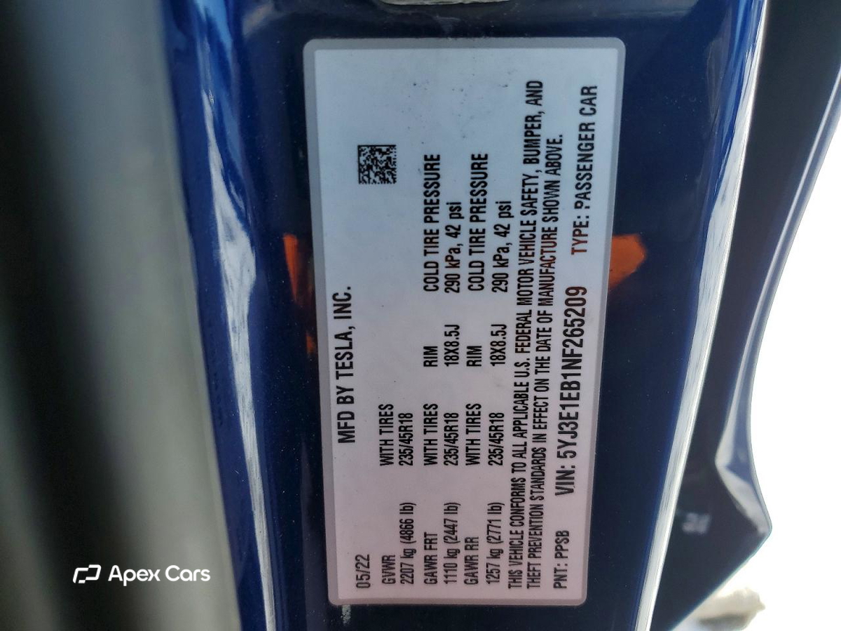 Tesla Model 3 2022