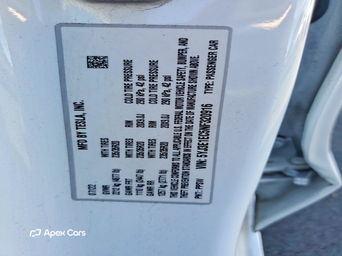 Tesla Model 3 2022