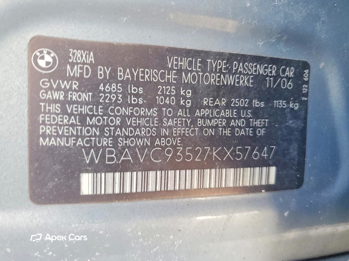 BMW Series 3 2007