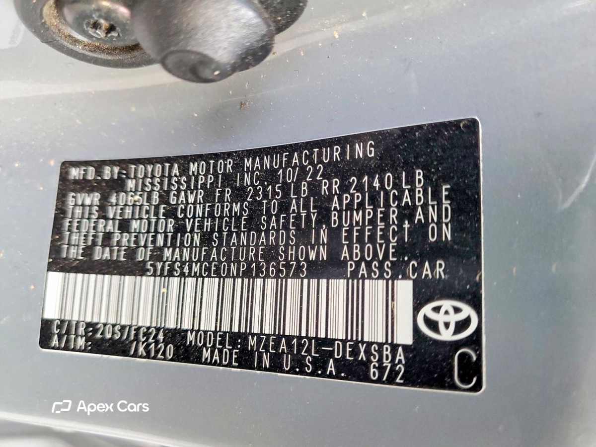 Toyota Corolla 2022