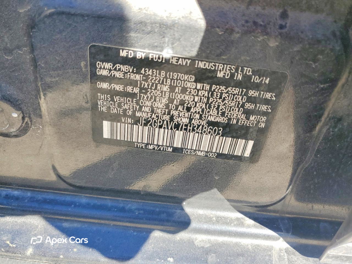 Subaru XV 2014