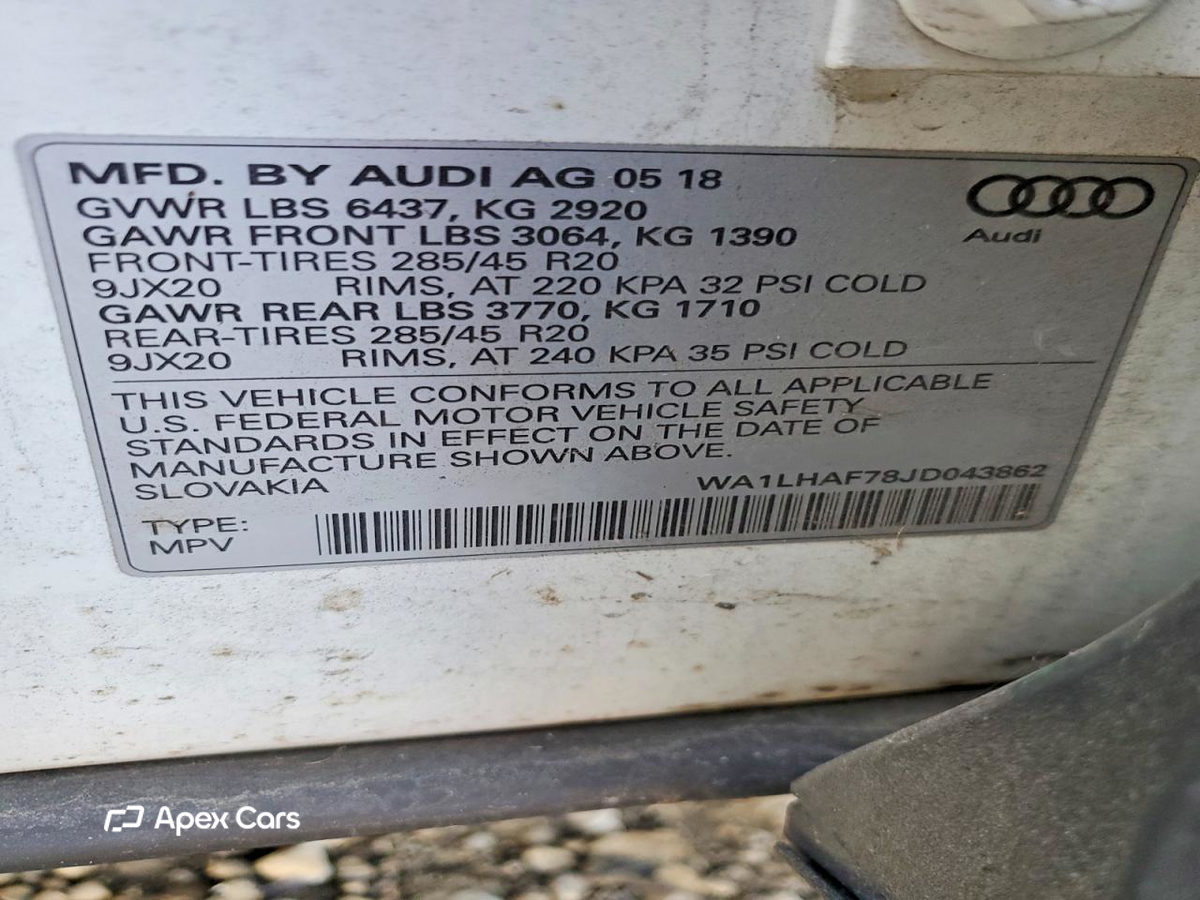 Audi Q7 2018