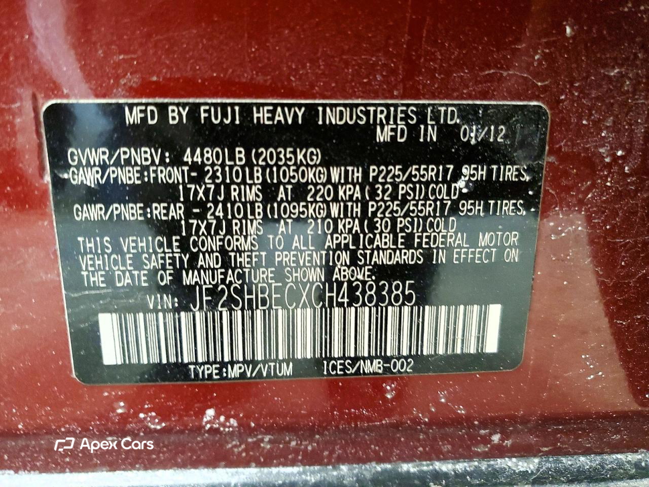 Subaru Forester 2012