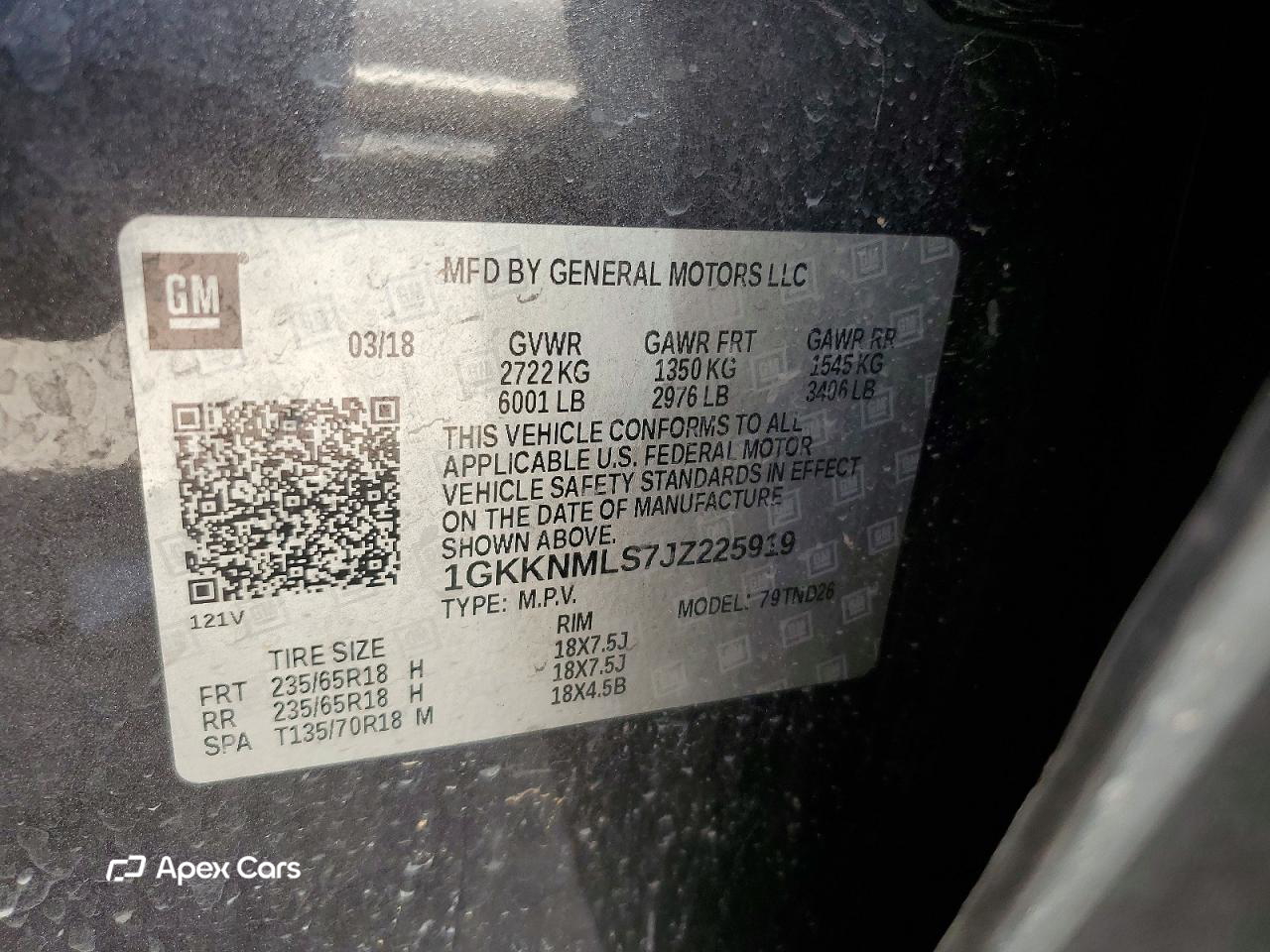 GMC Acadia 2018