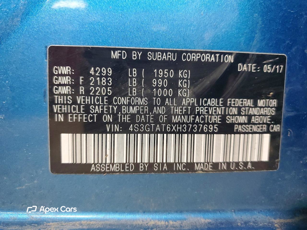 Subaru Impreza 2017