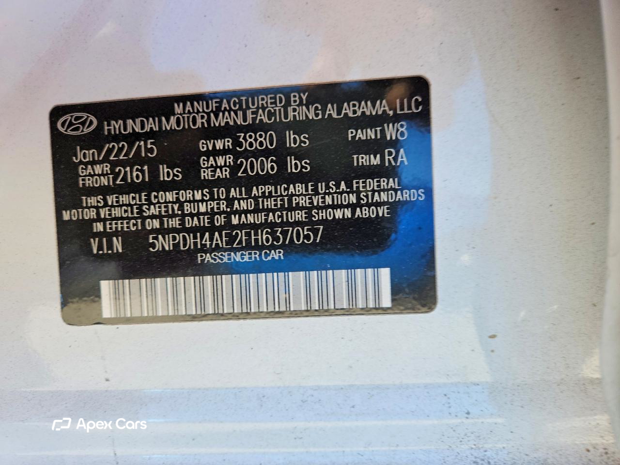 Hyundai Elantra 2015