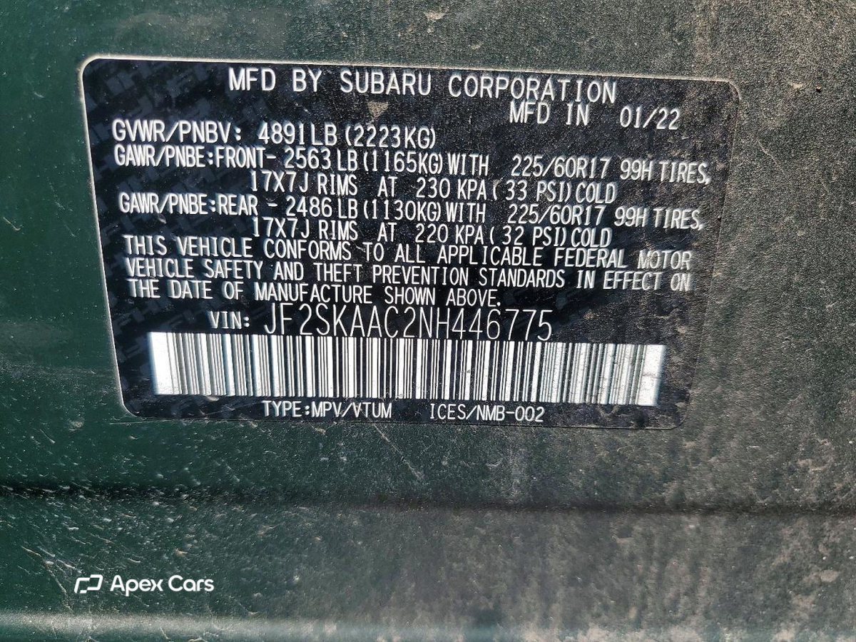 Subaru Forester 2022