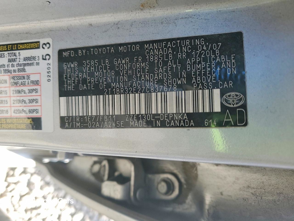 Toyota Corolla 2007