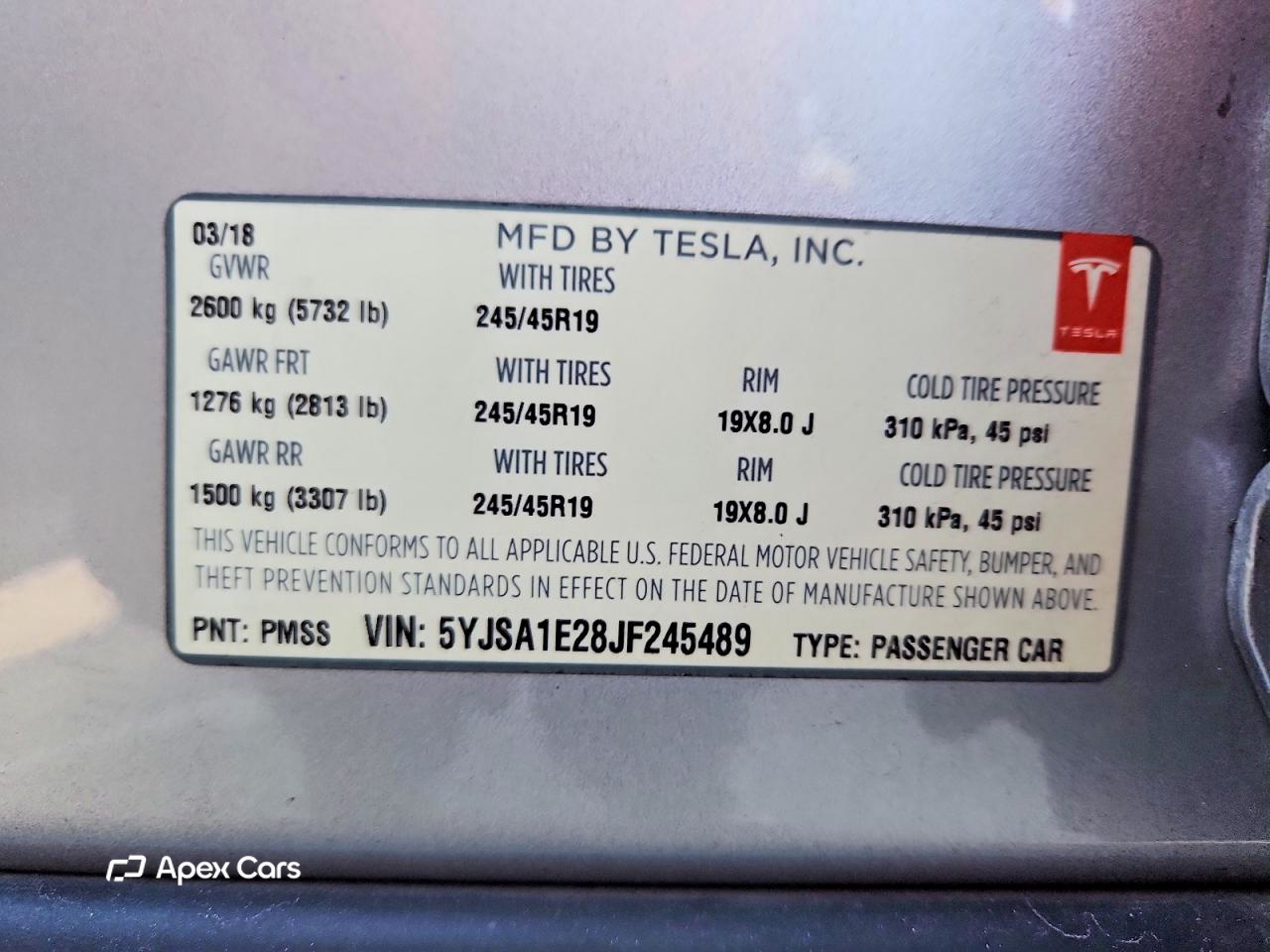 Tesla Model S 2018