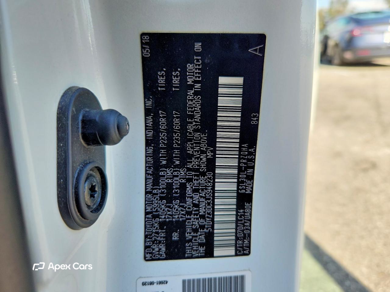 Toyota Sienna 2018