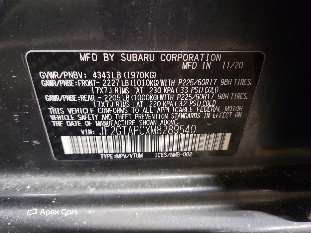 Subaru XV 2021