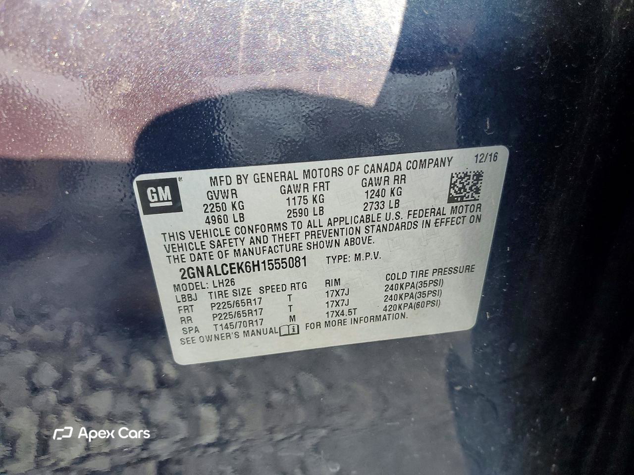 Chevrolet Equinox 2017