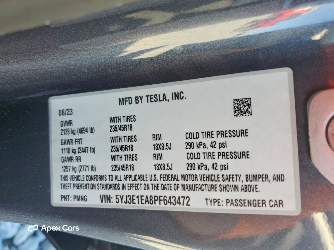 Tesla Model 3 2023