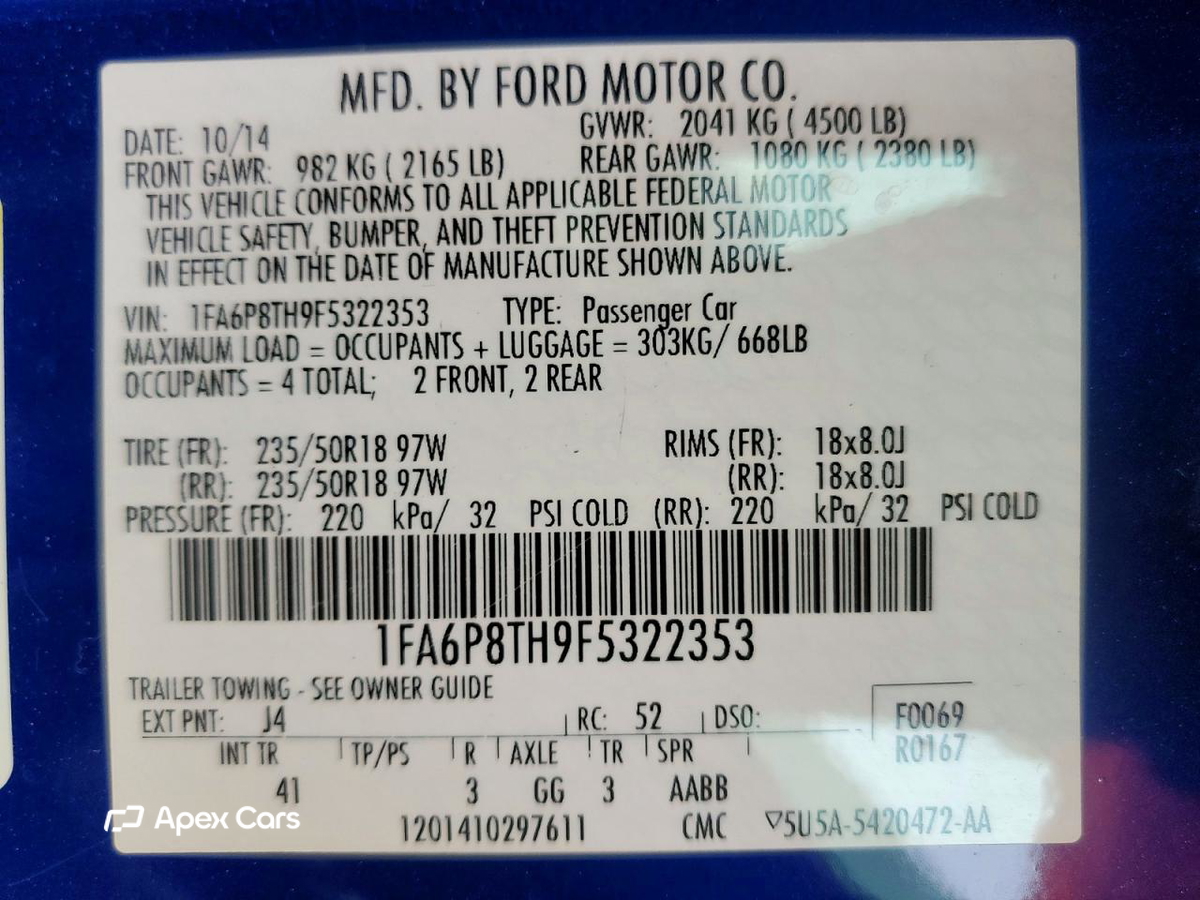 Ford Mustang 2015