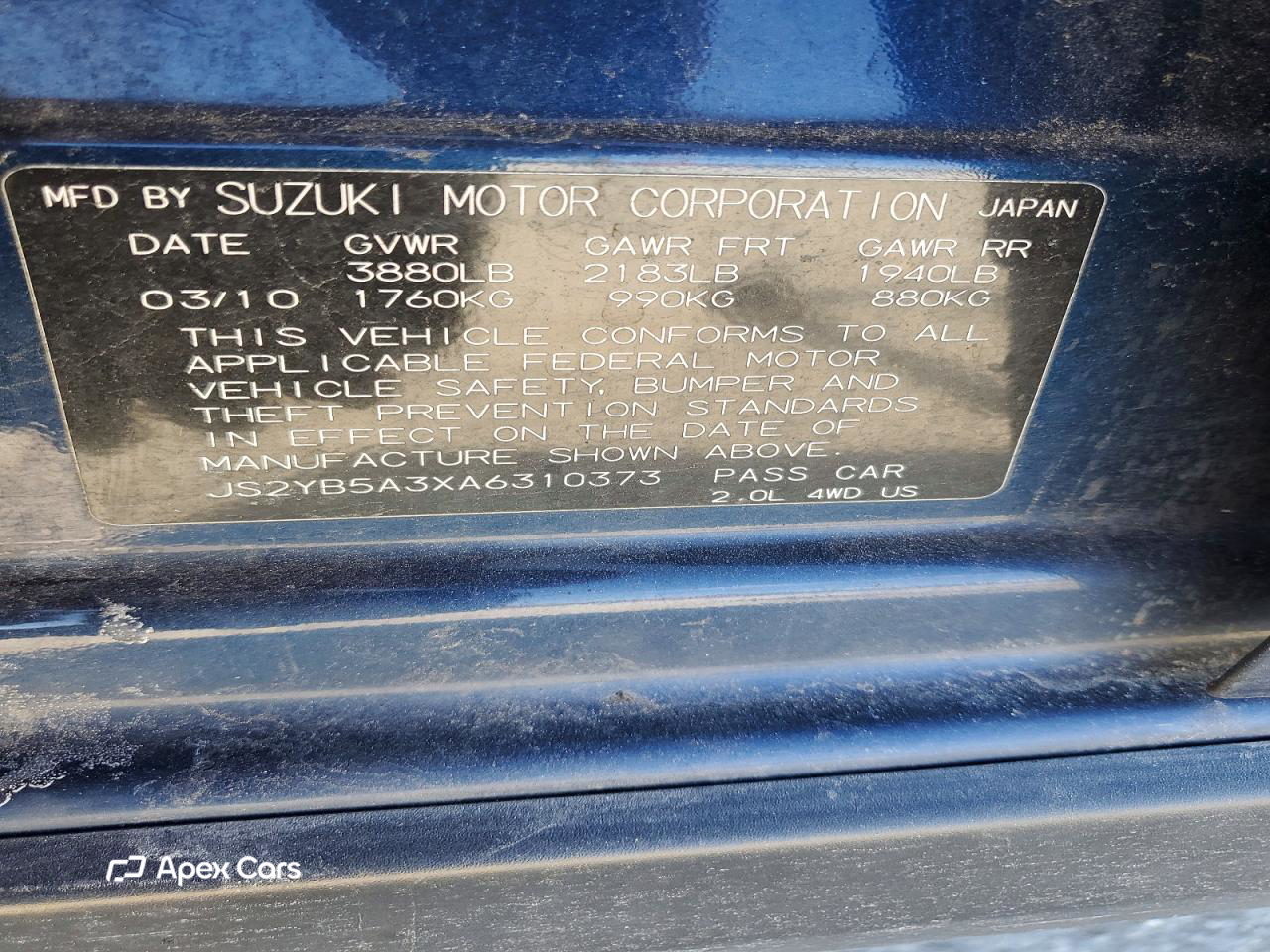 Suzuki SX4 2010