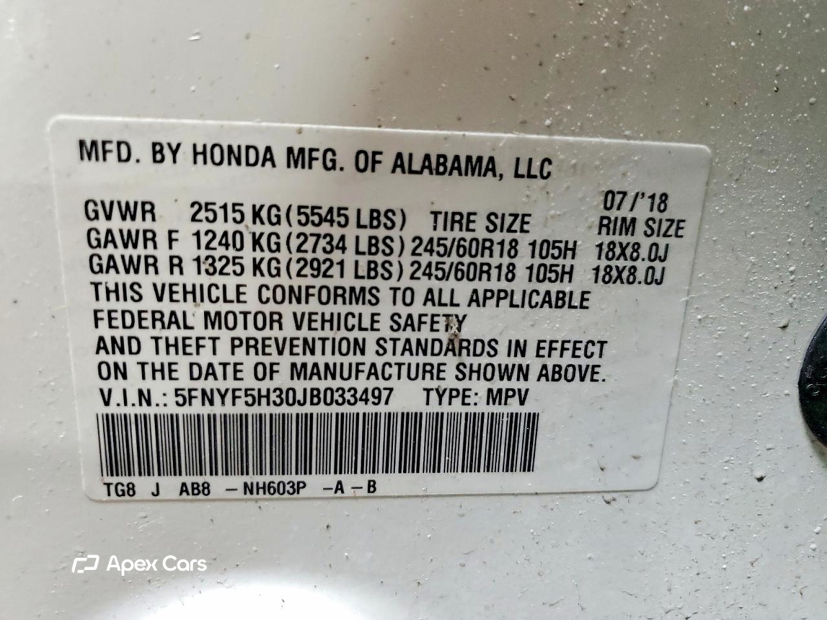 Honda Pilot 2018