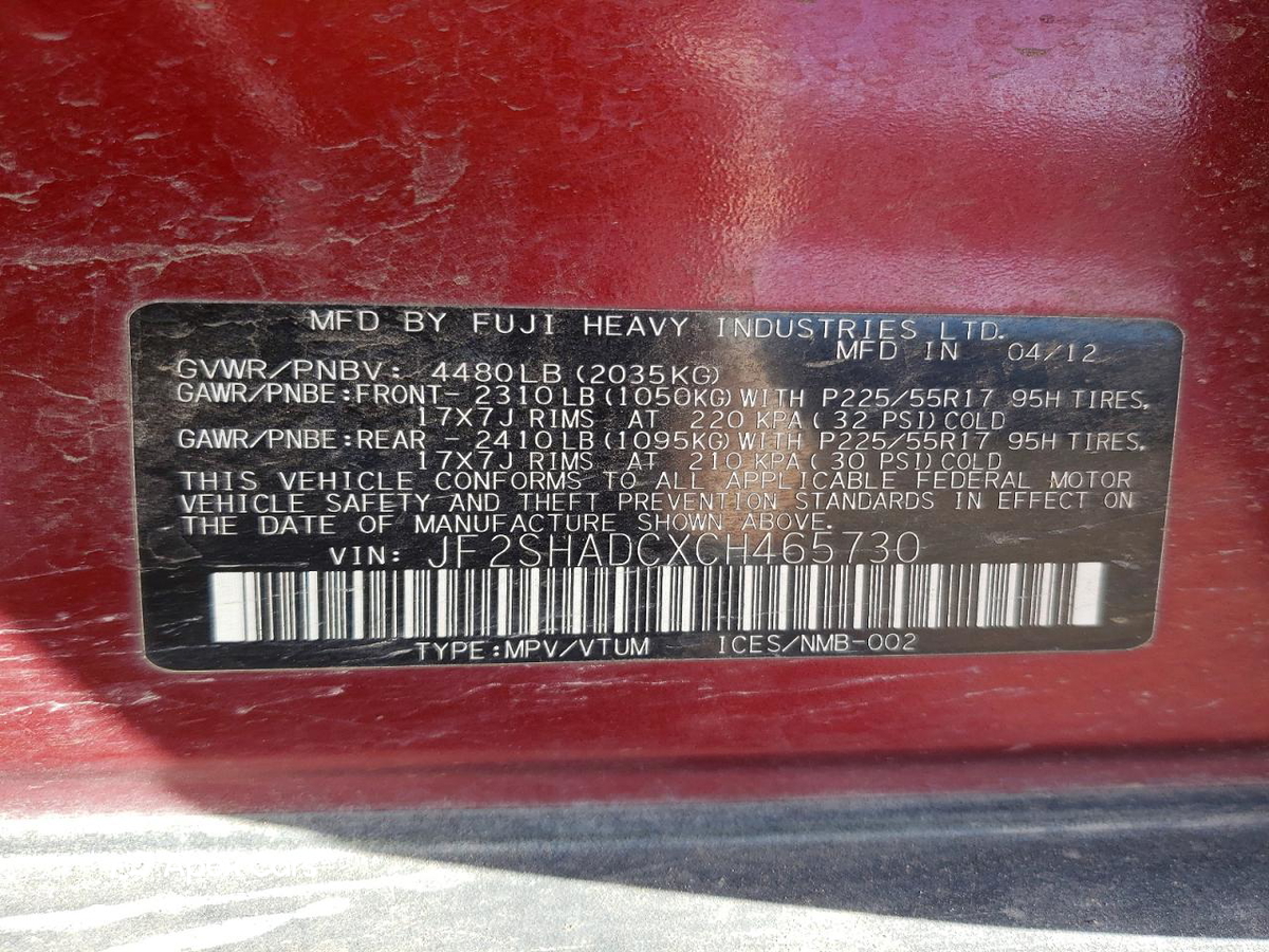 Subaru Forester 2012