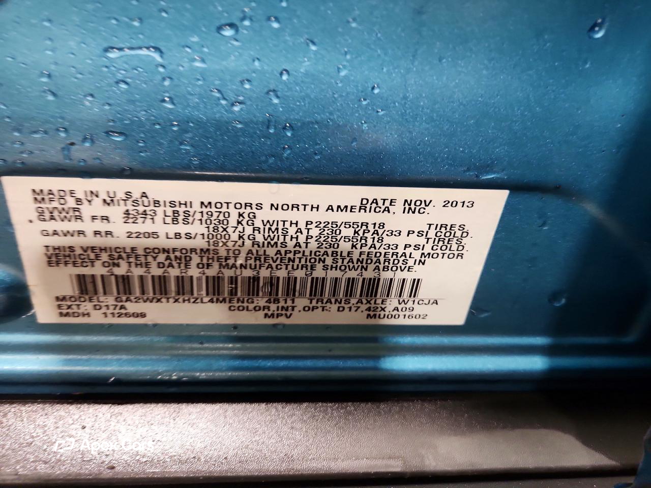 Mitsubishi Outlander 2014