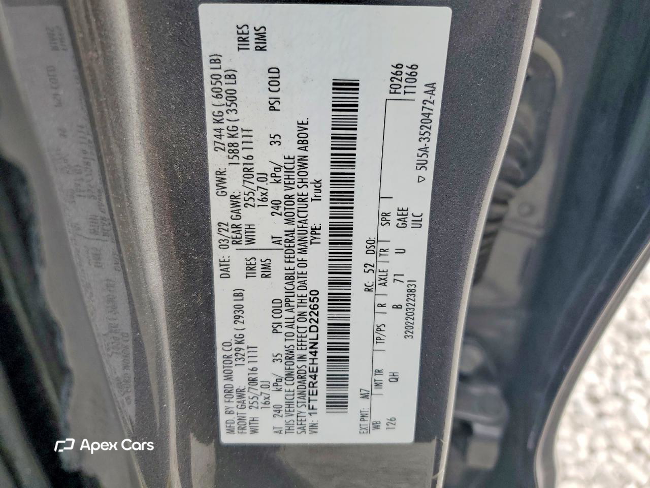 Ford Ranger 2022