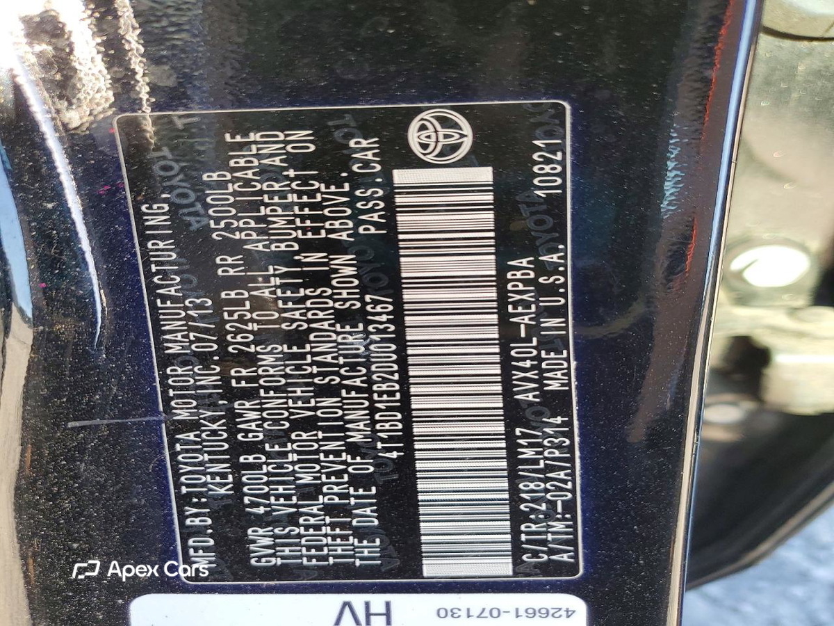 Toyota Avalon 2013