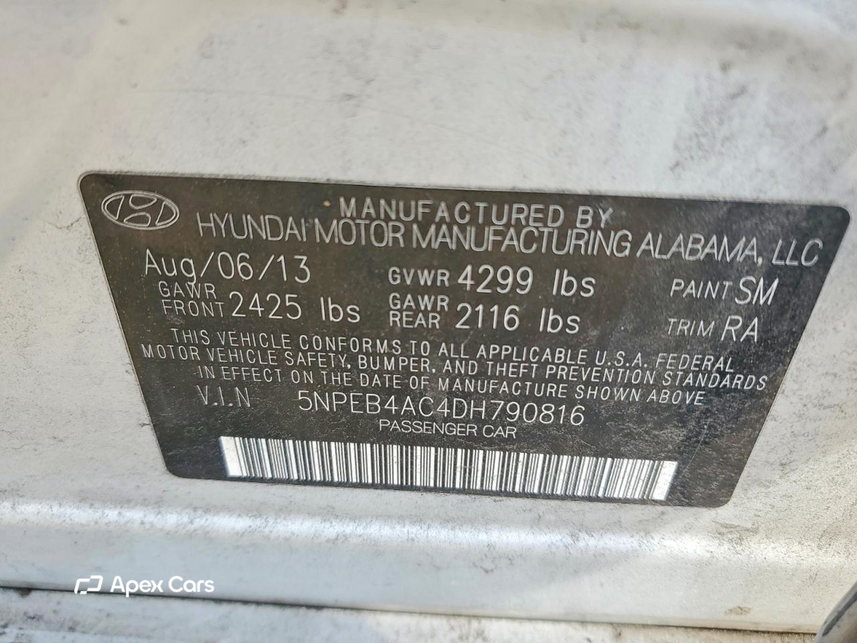 Hyundai Sonata 2013
