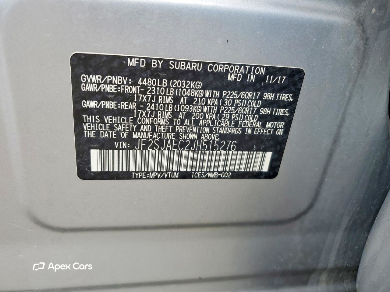 Subaru Forester 2018