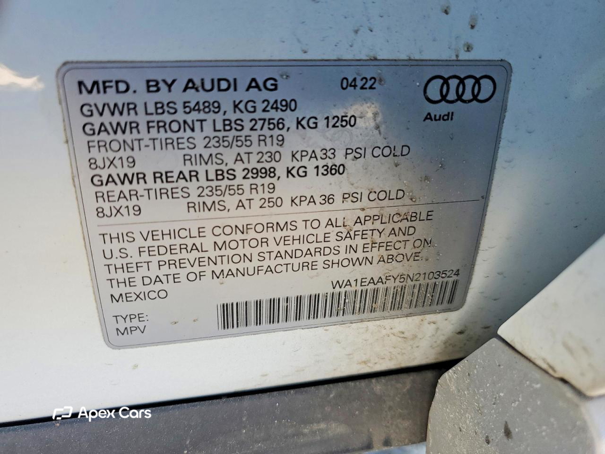 Audi Q5 2022