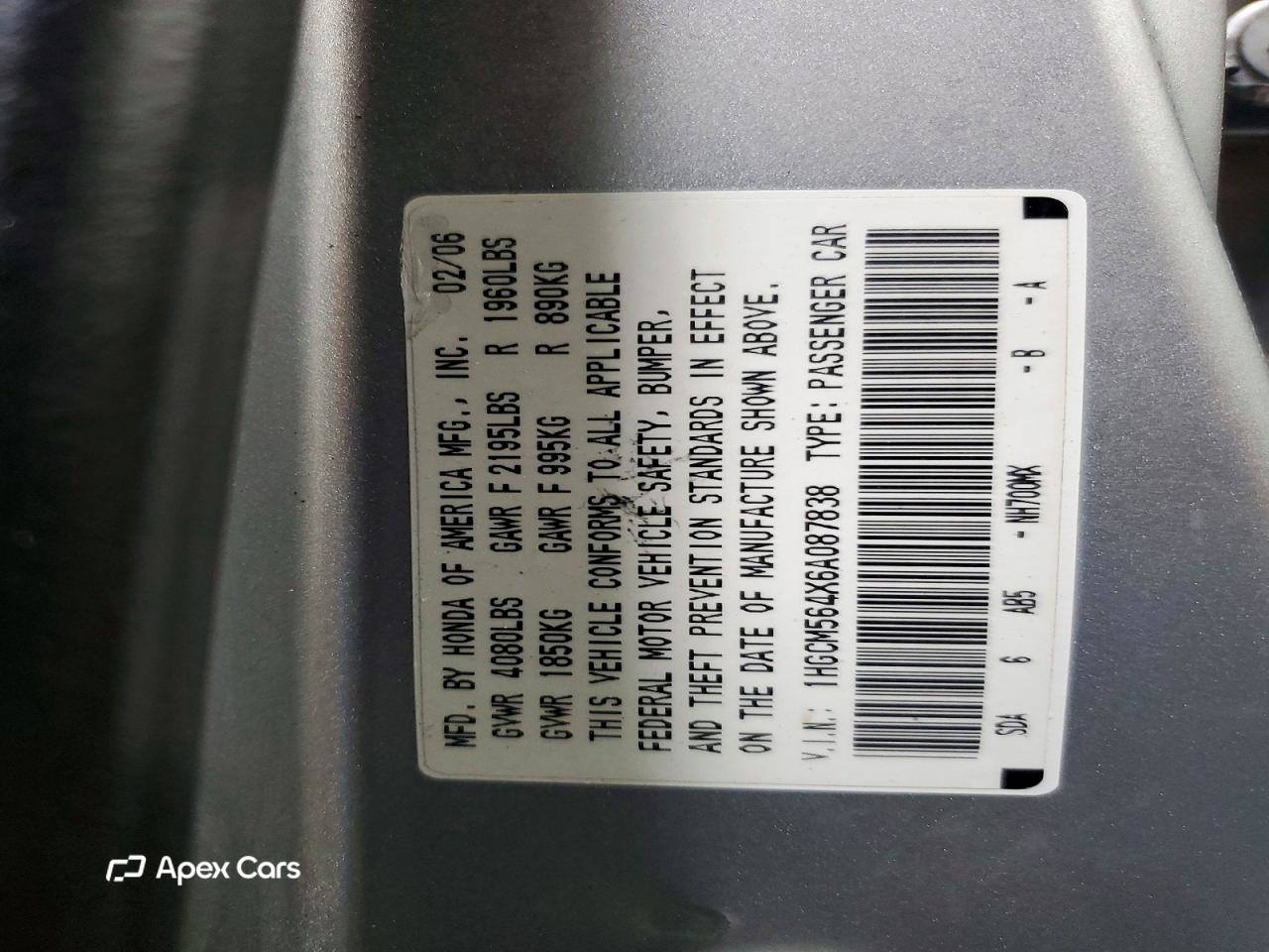 Honda Accord 2006