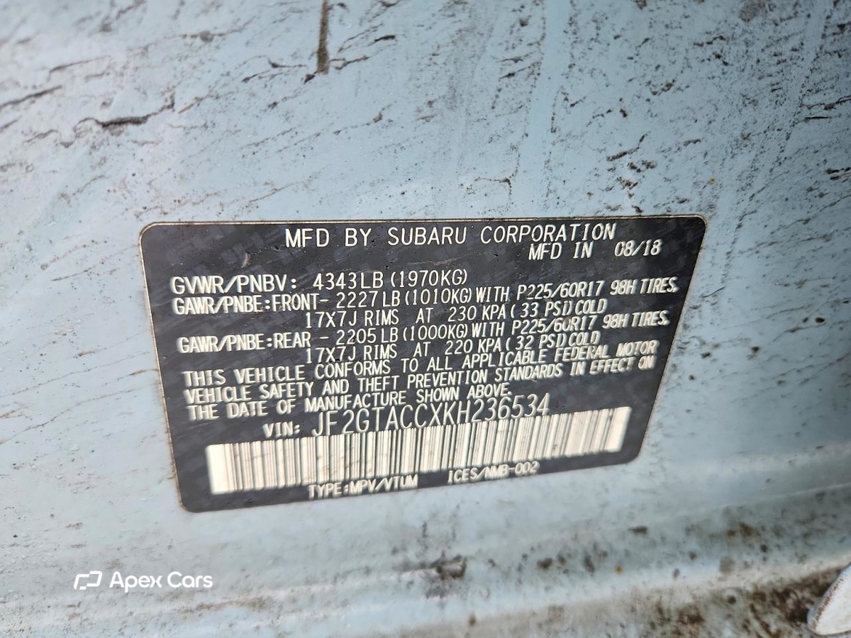 Subaru XV 2019