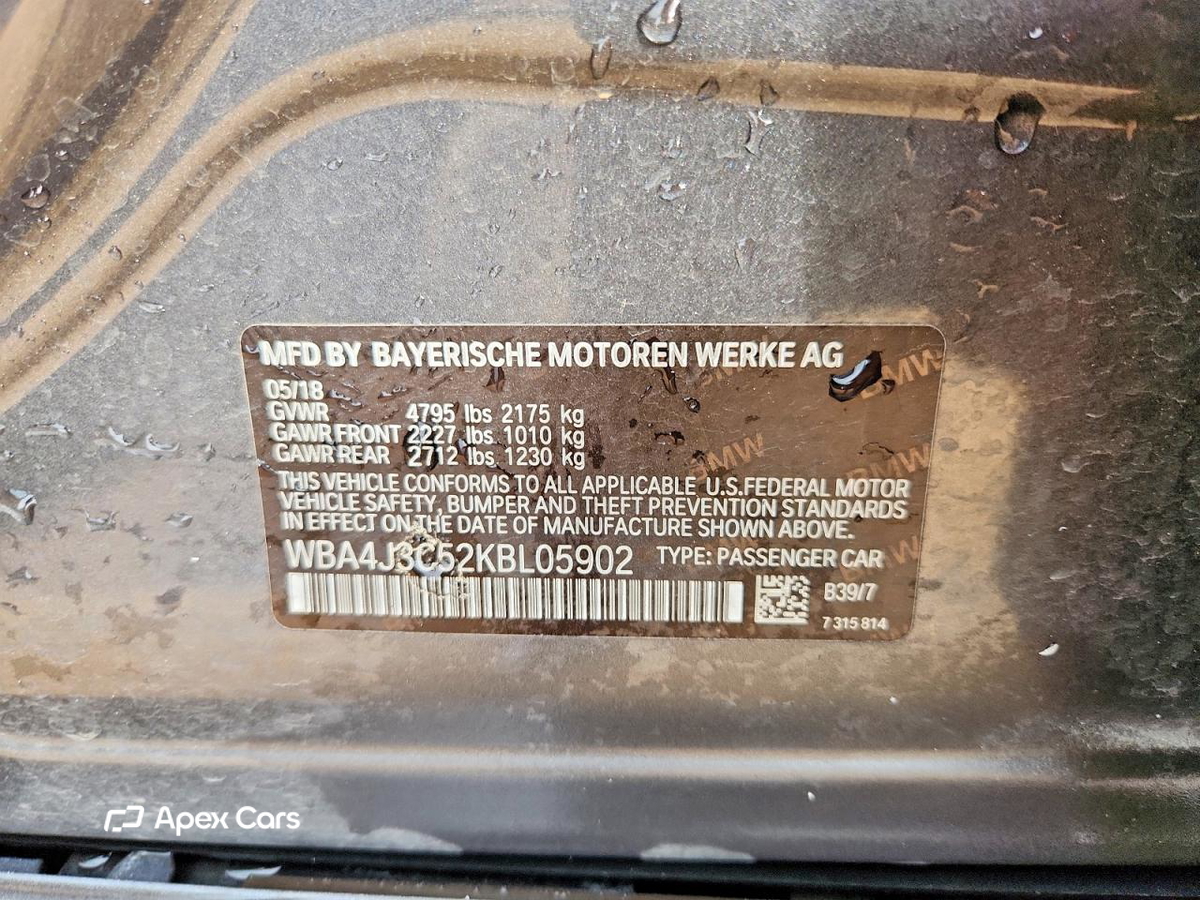 BMW Series 4 2019
