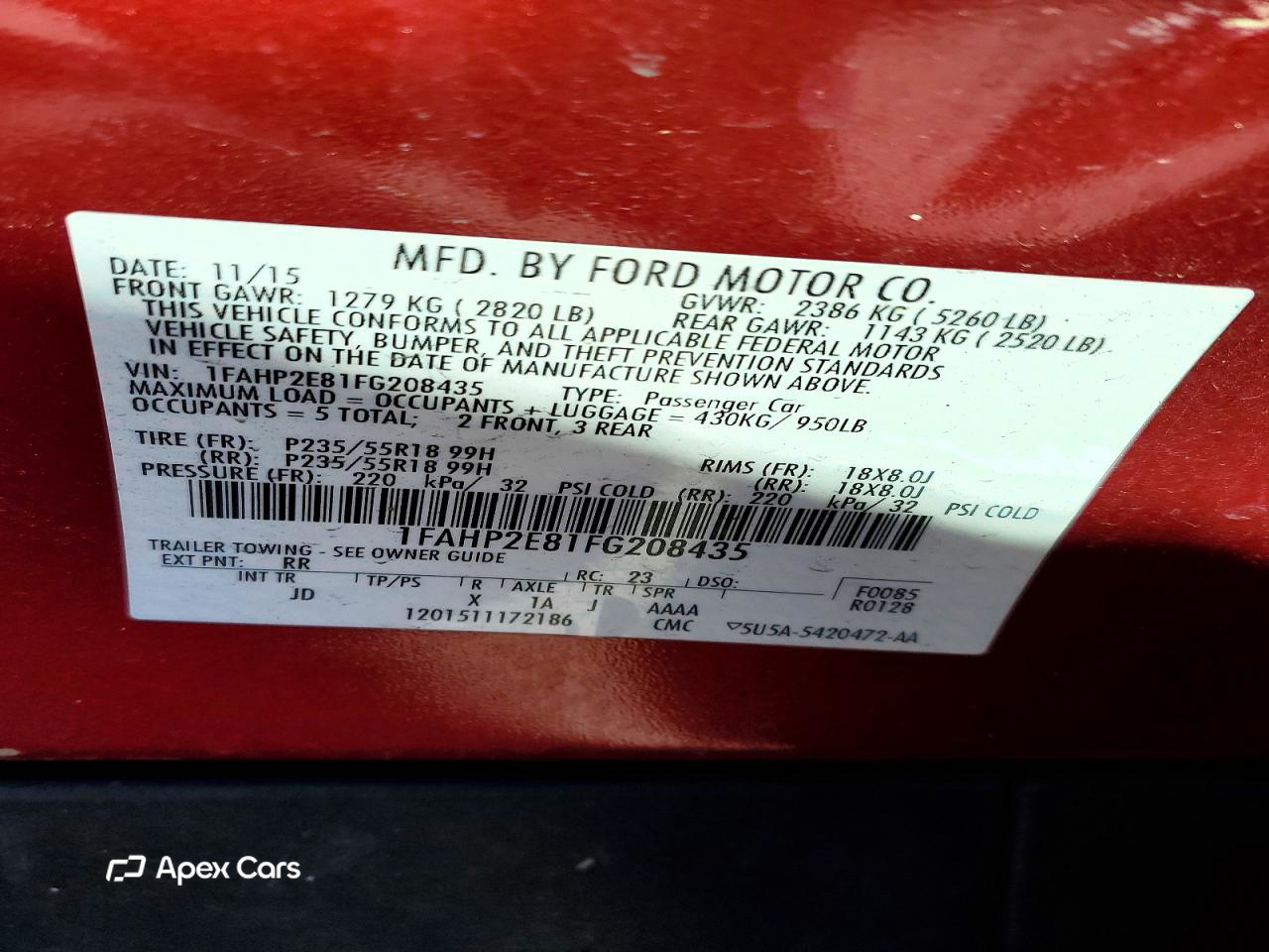 Ford Taurus 2015