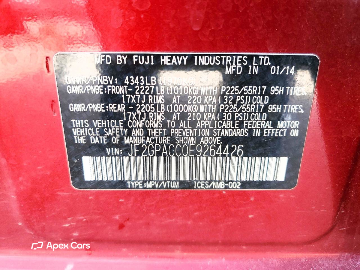 Subaru XV 2014
